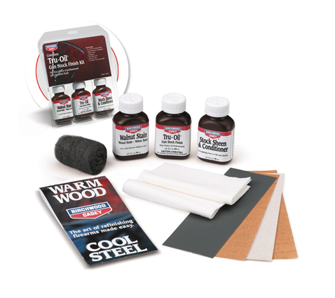 Набор для деревянных частей оружия BIRCHWOOD CASEY 23801 GSK Complete Tru-Oil® Gun Stock Finish Kit